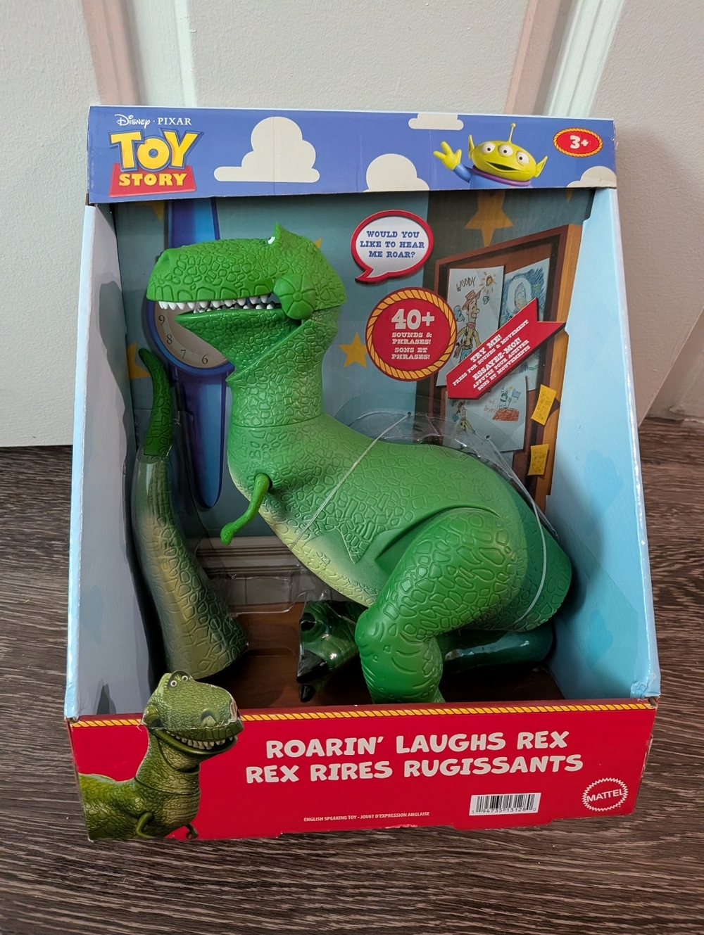 Mattel Toy Story Roarin' Laughs Rex Figure - Green New! - Picture 2 of 3